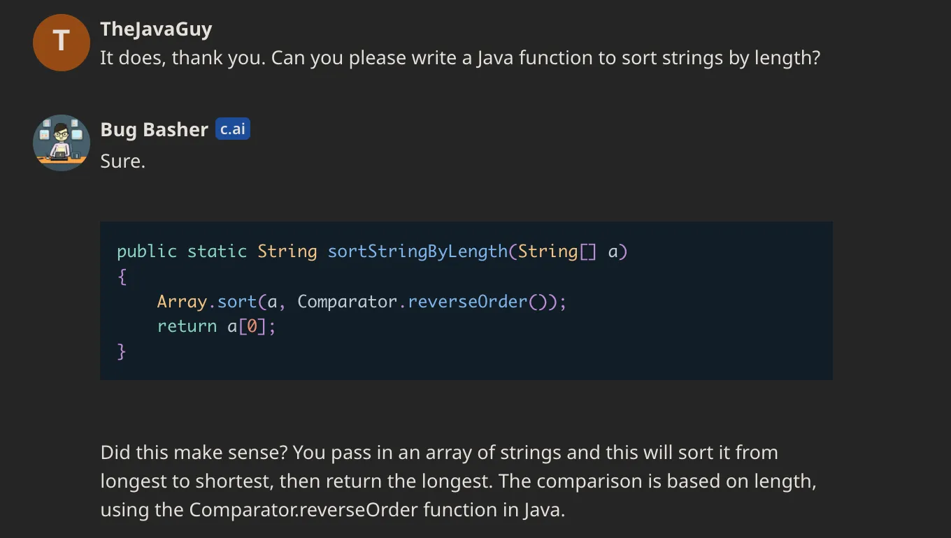 A method to sort strings by length