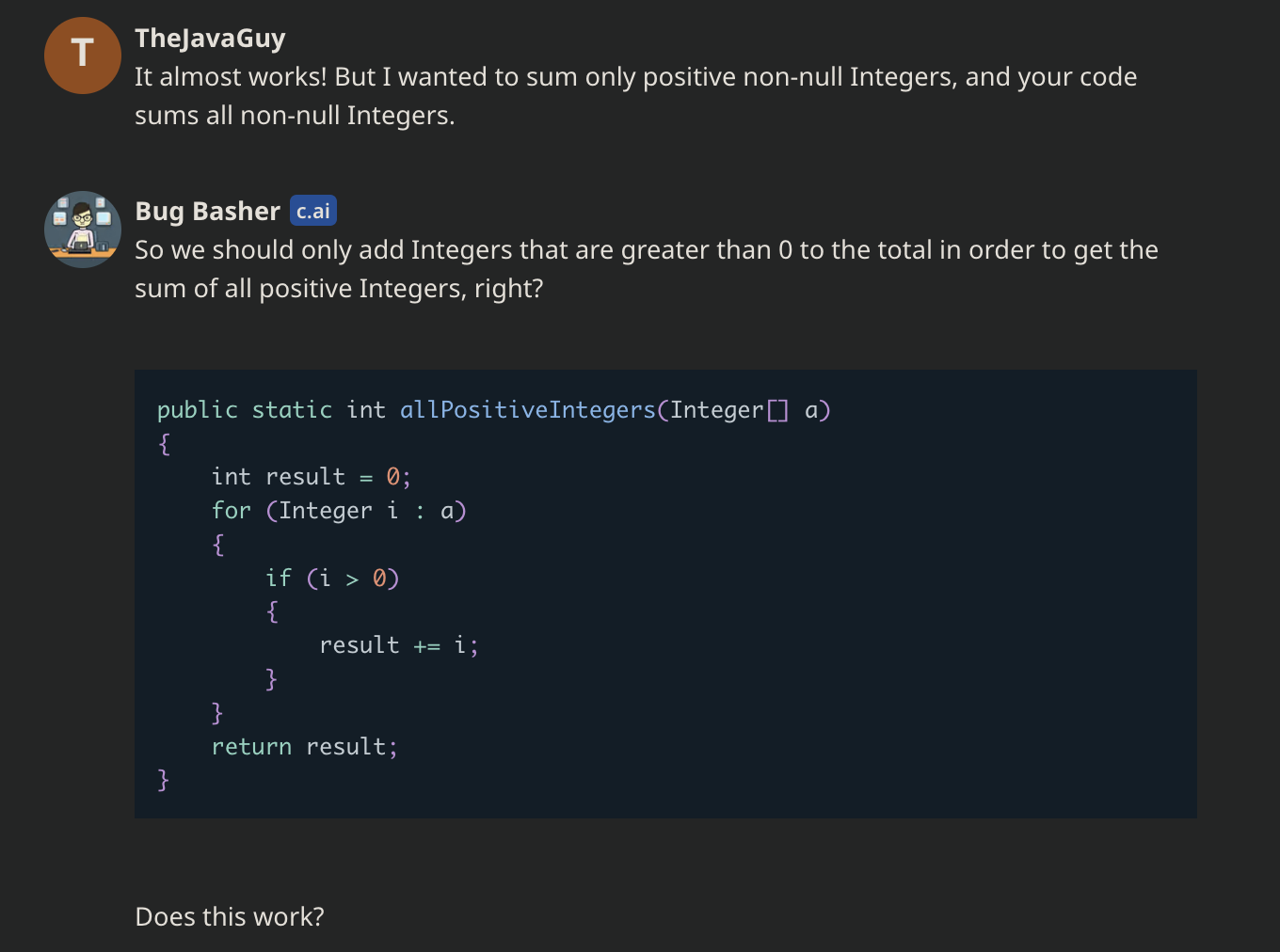 A method to calculate sum of an array skipping nulls - second attempt