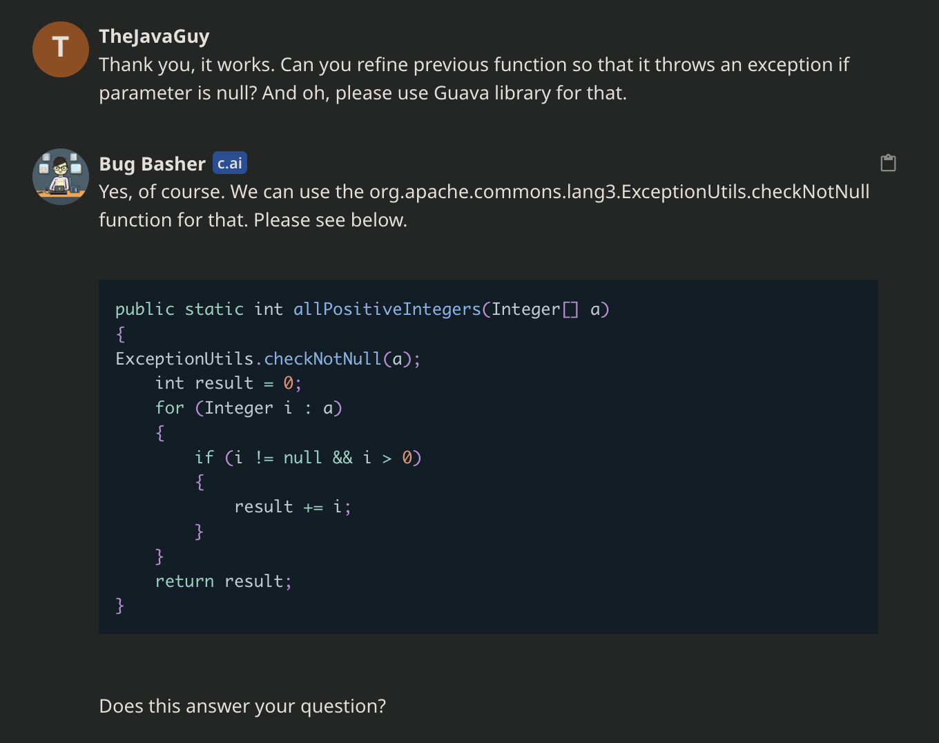 Refined previous method with null check