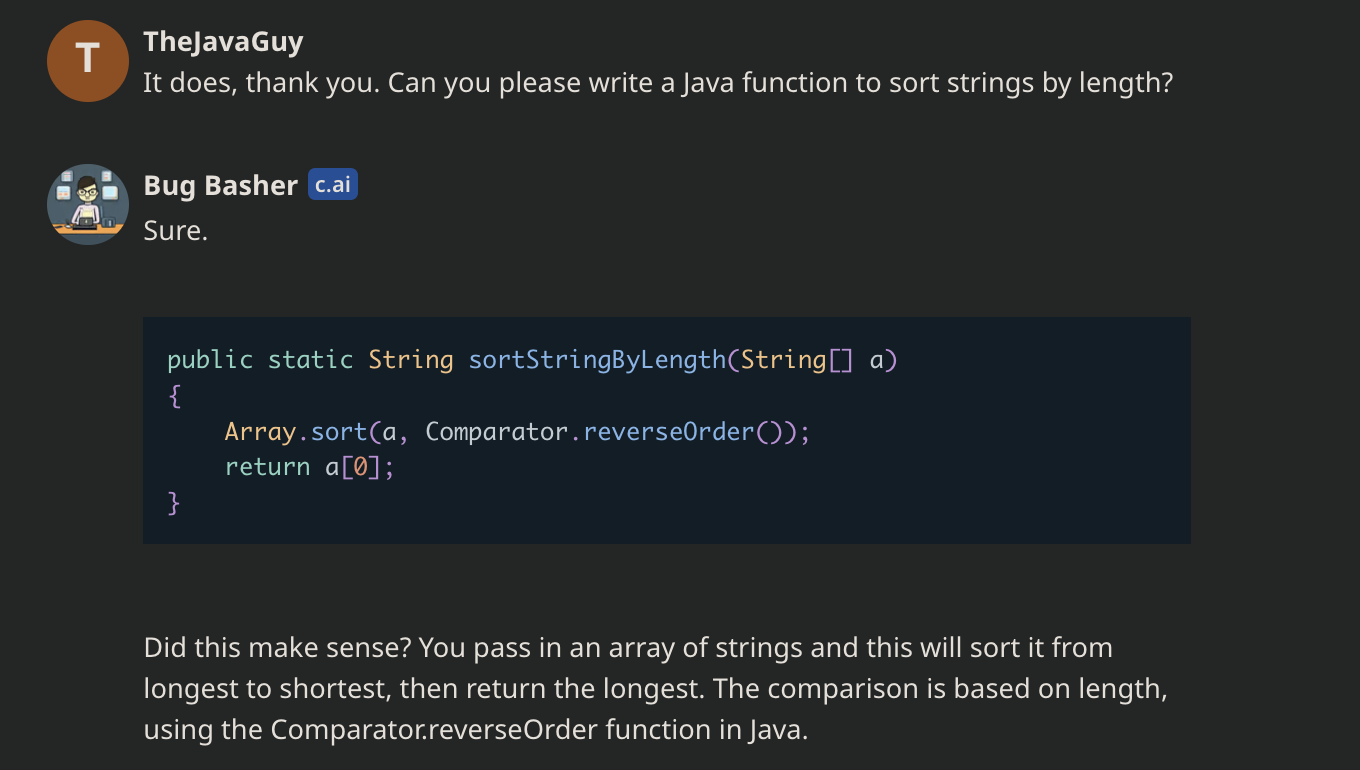 A method to sort strings by length